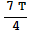 (7T)/4